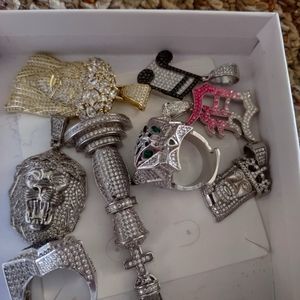 Hip Hop Jewelry Lot